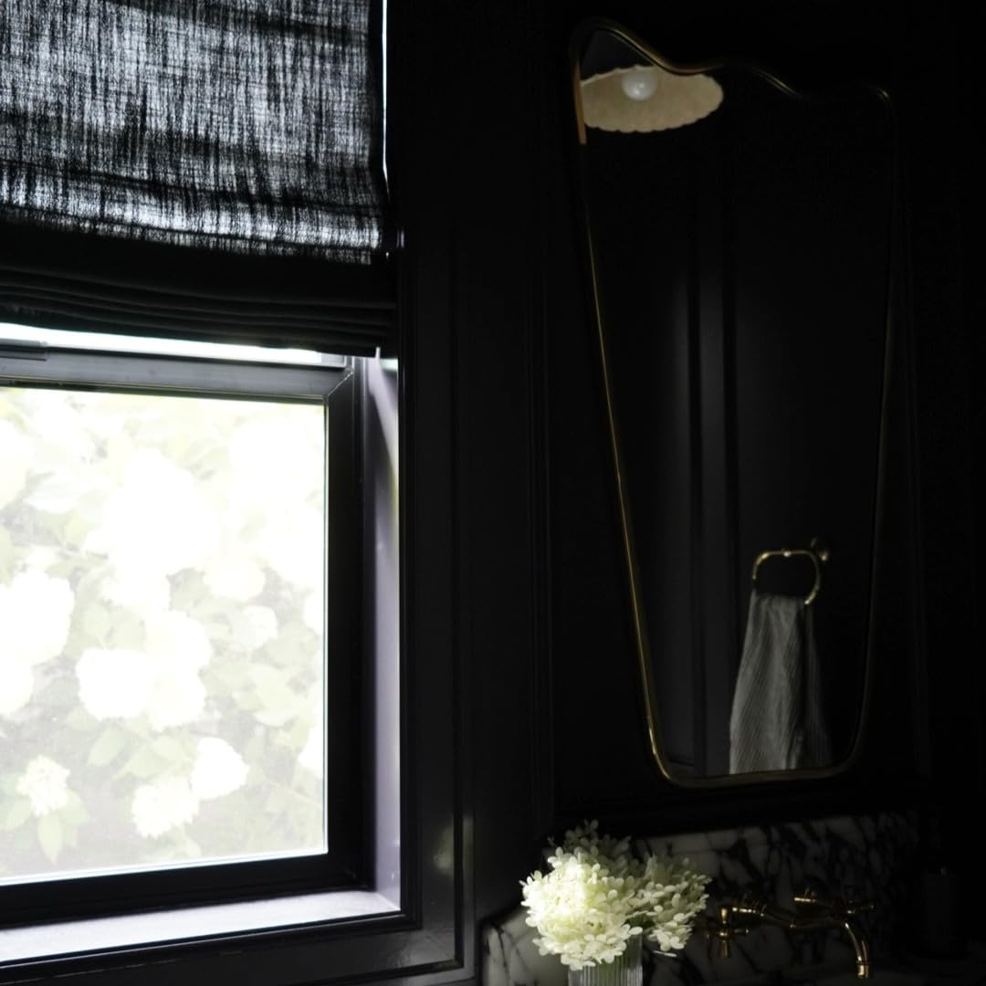 Amazon.com: TWOPAGES Linen Roman Shades for Windows Custom